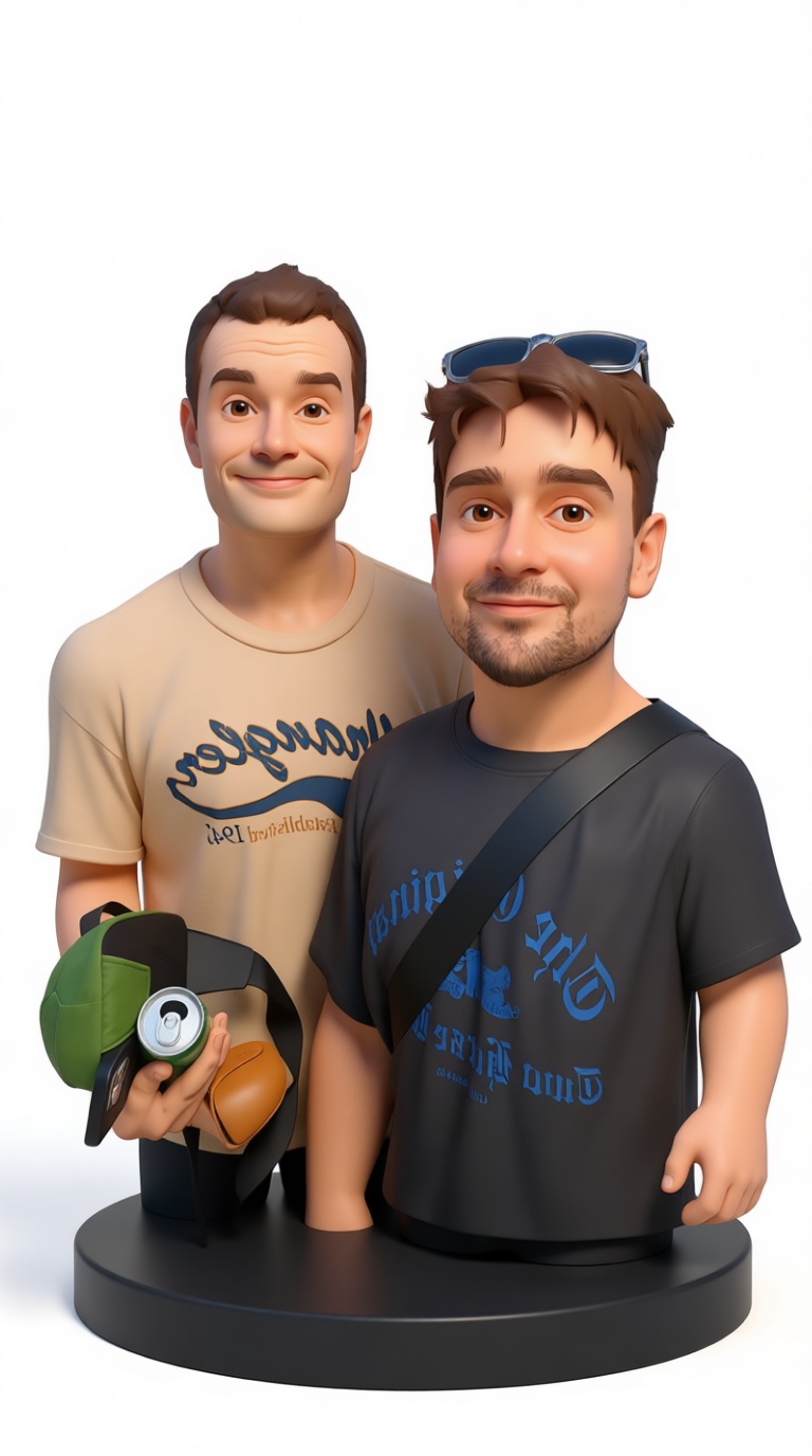 Casual Men Busts free 3D printable STL