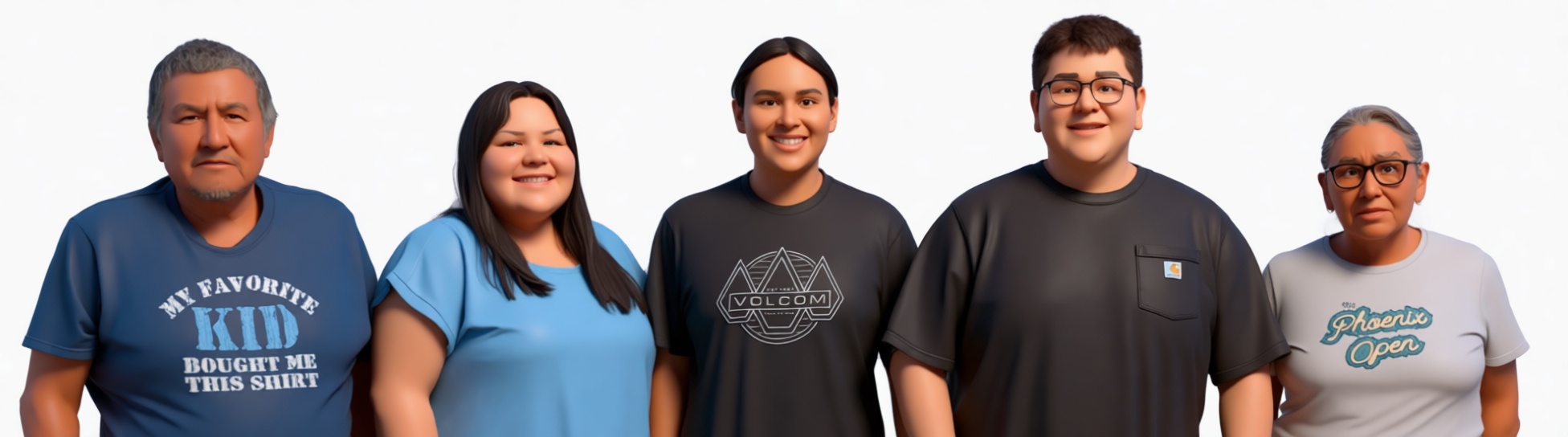 Family Group Figurines free 3D printable STL