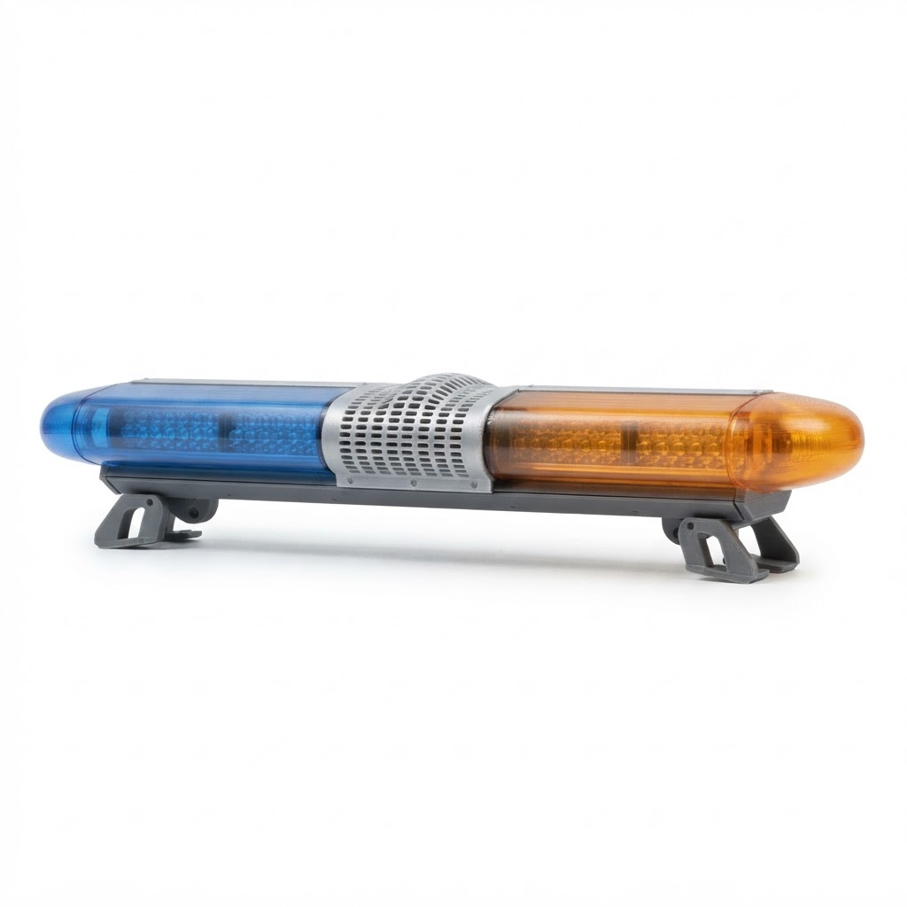 Emergency Lightbar Model free 3D printable STL