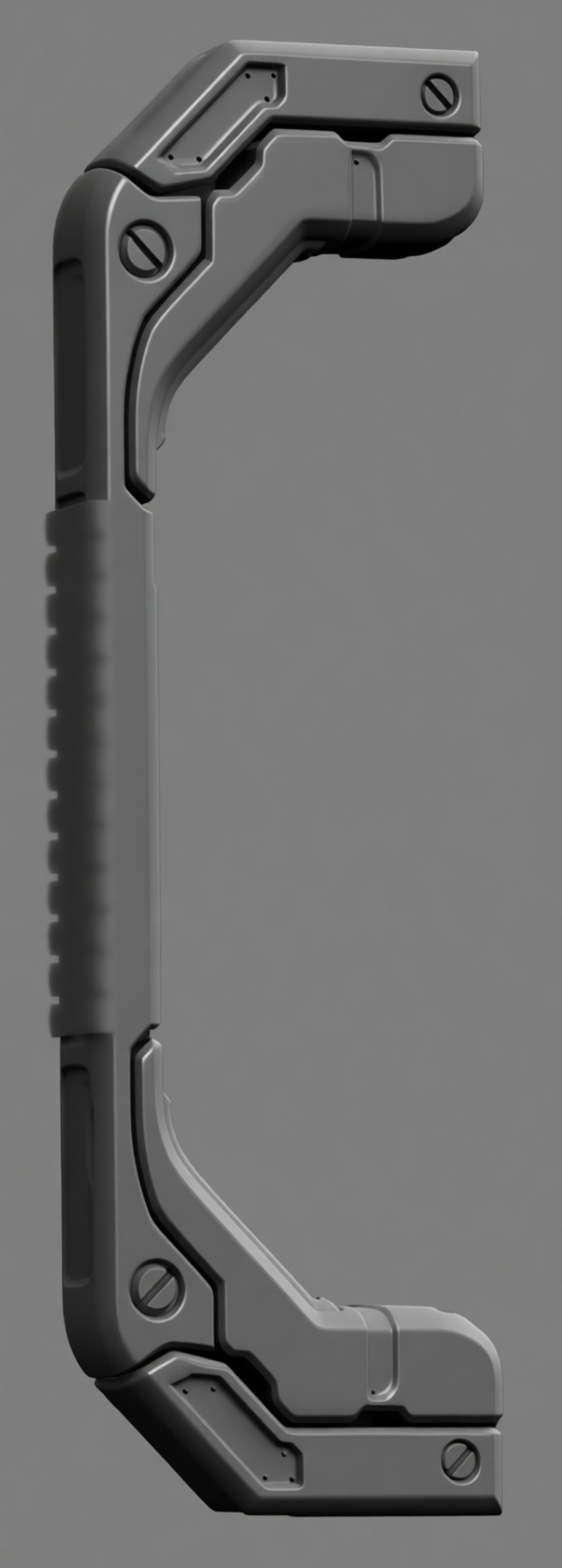 Futuristic Tactical Grip free 3D printable STL