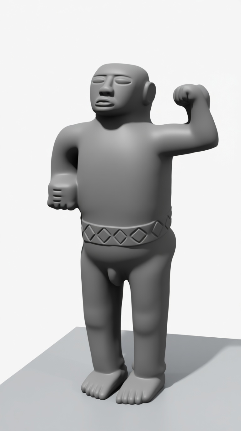 Dogū Figurine free 3D printable STL