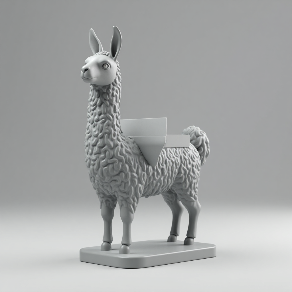 Llama Card Holder free 3D printable STL