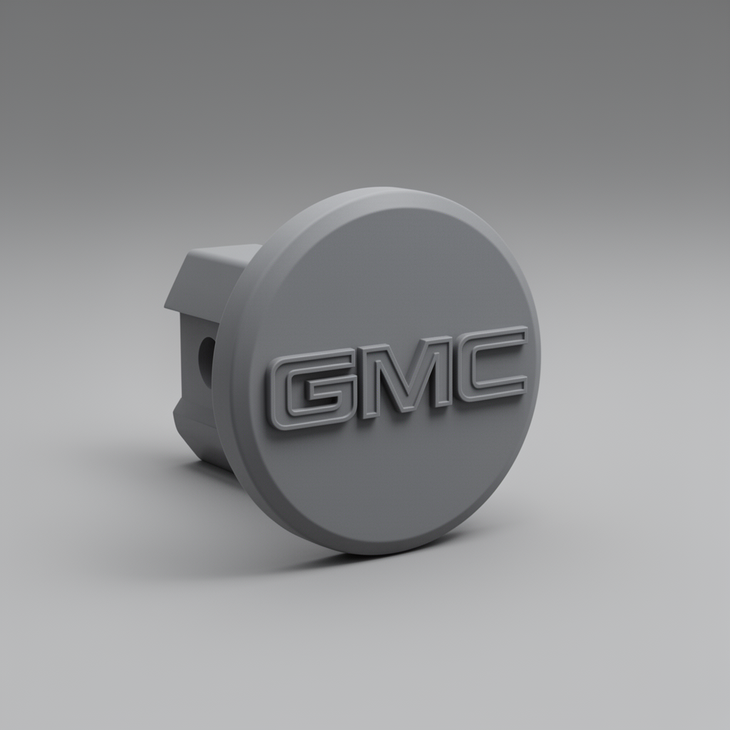GMC Trailer Hitch Cover free 3D printable STL