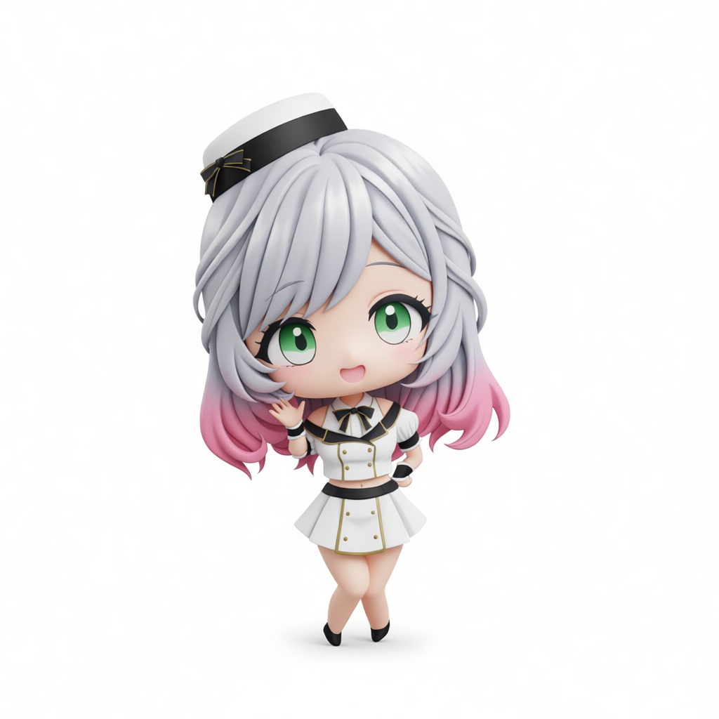 Chibi Girl Figurine free 3D printable STL