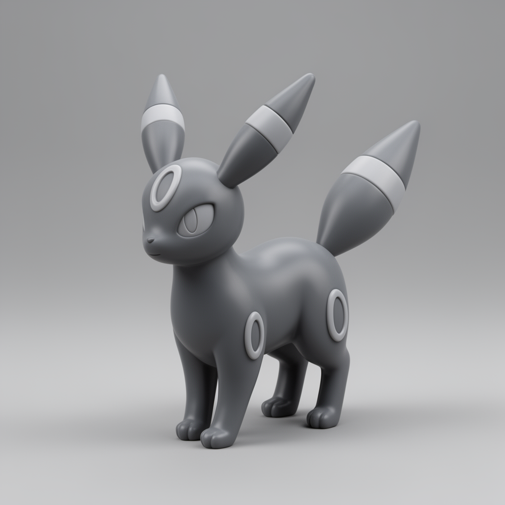 Umbreon Figurine free 3D printable STL