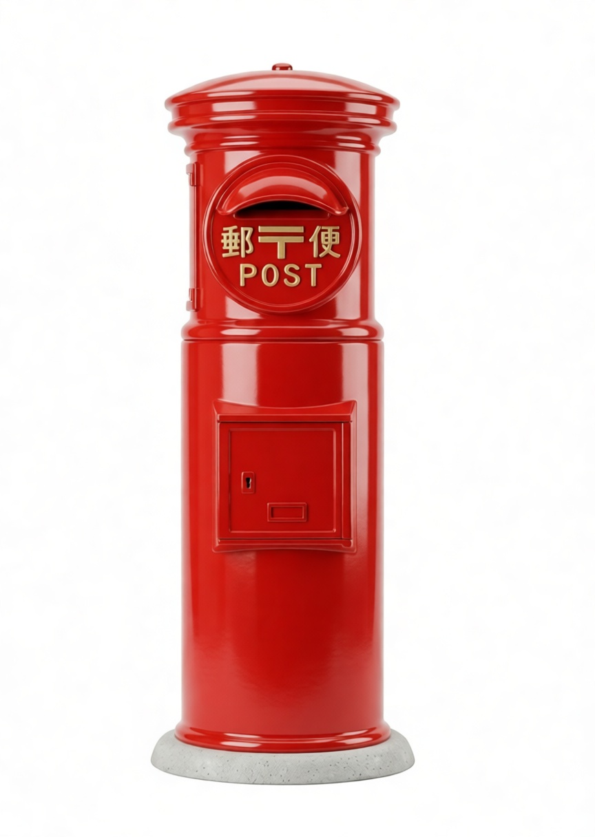 Japanese Post Box Model free 3D printable STL