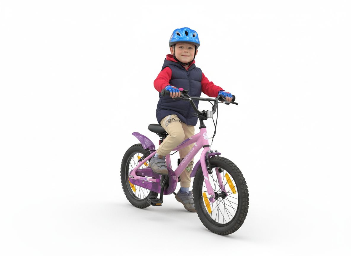 Child on Bike Figurine free 3D printable STL