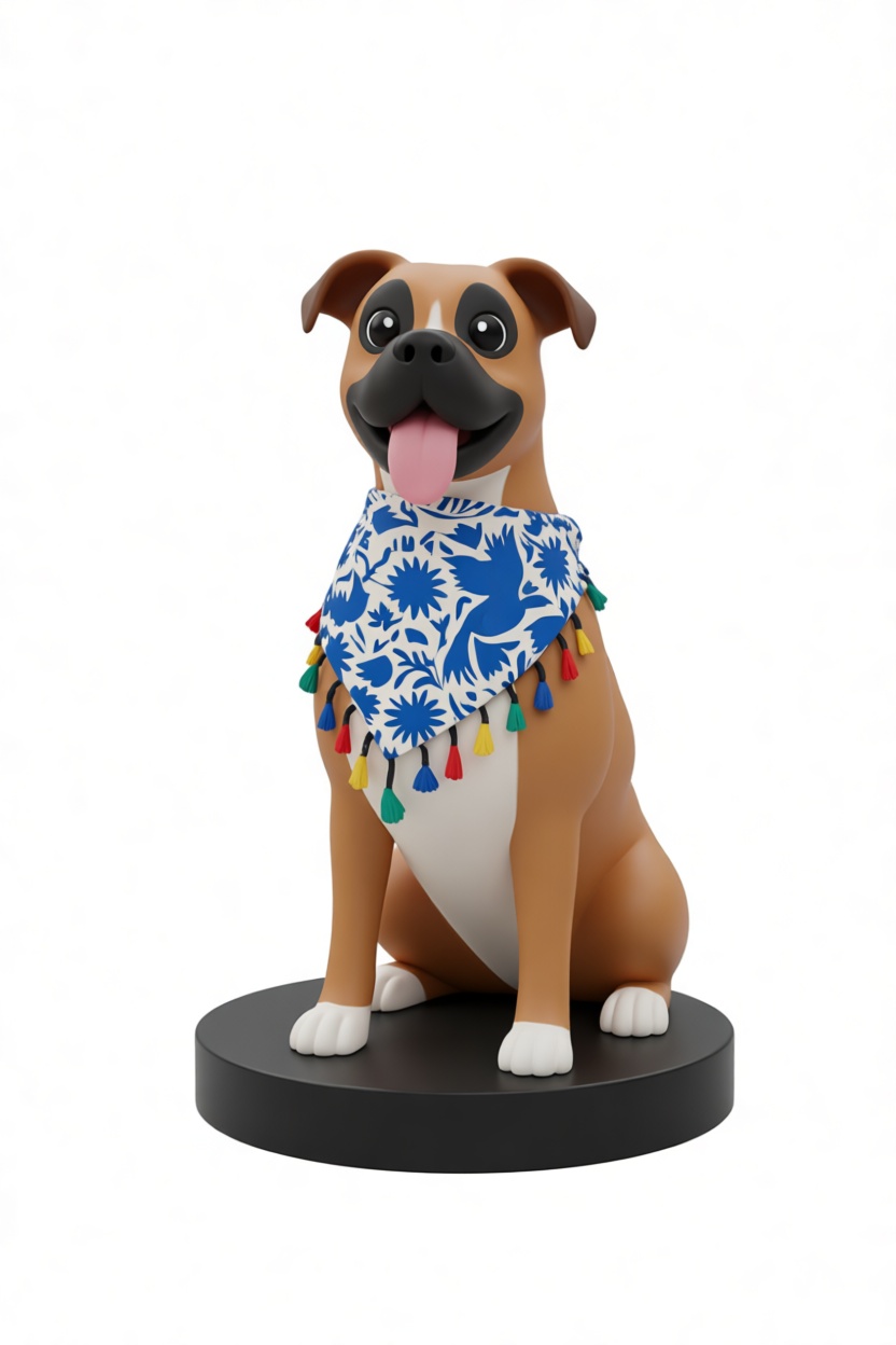 Boxer Dog Figurine free 3D printable STL