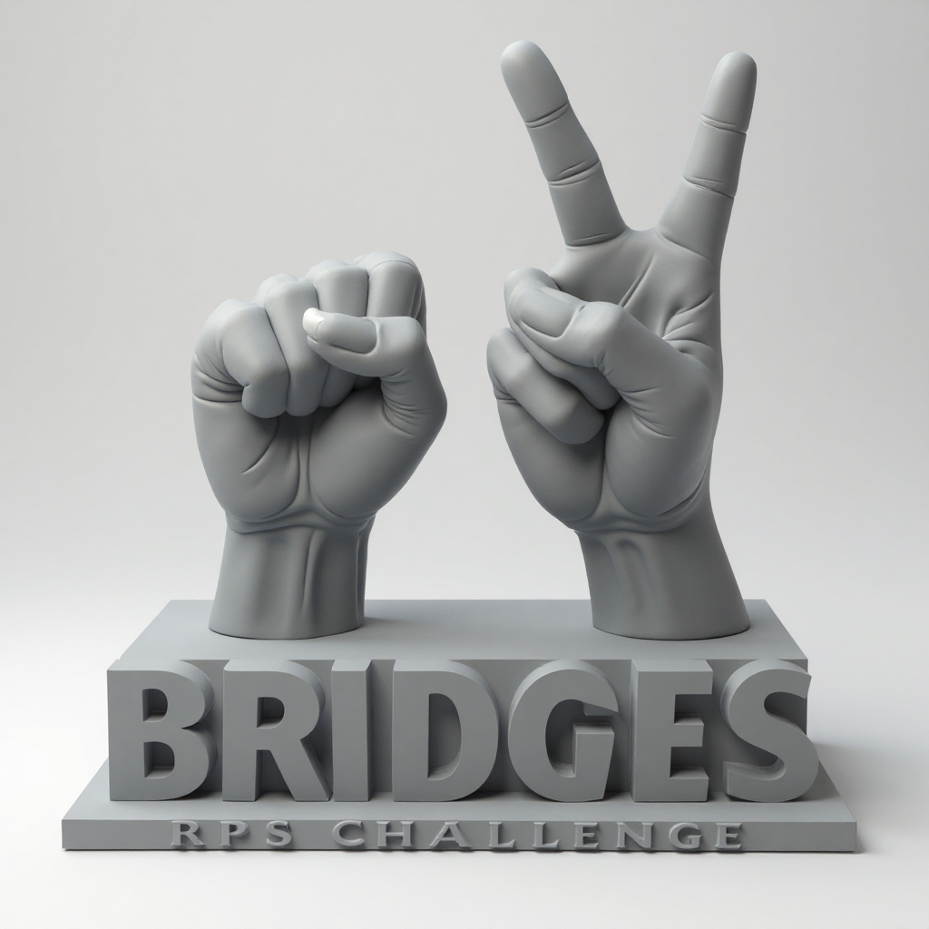 Bridges RPS Challenge Sculpture free 3D printable STL