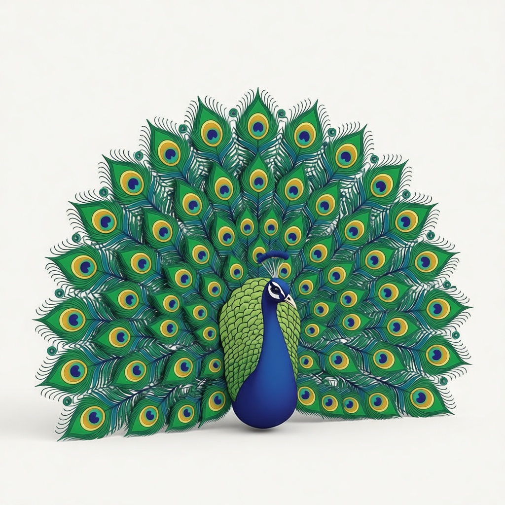 Indian Peafowl Figurine free 3D printable STL