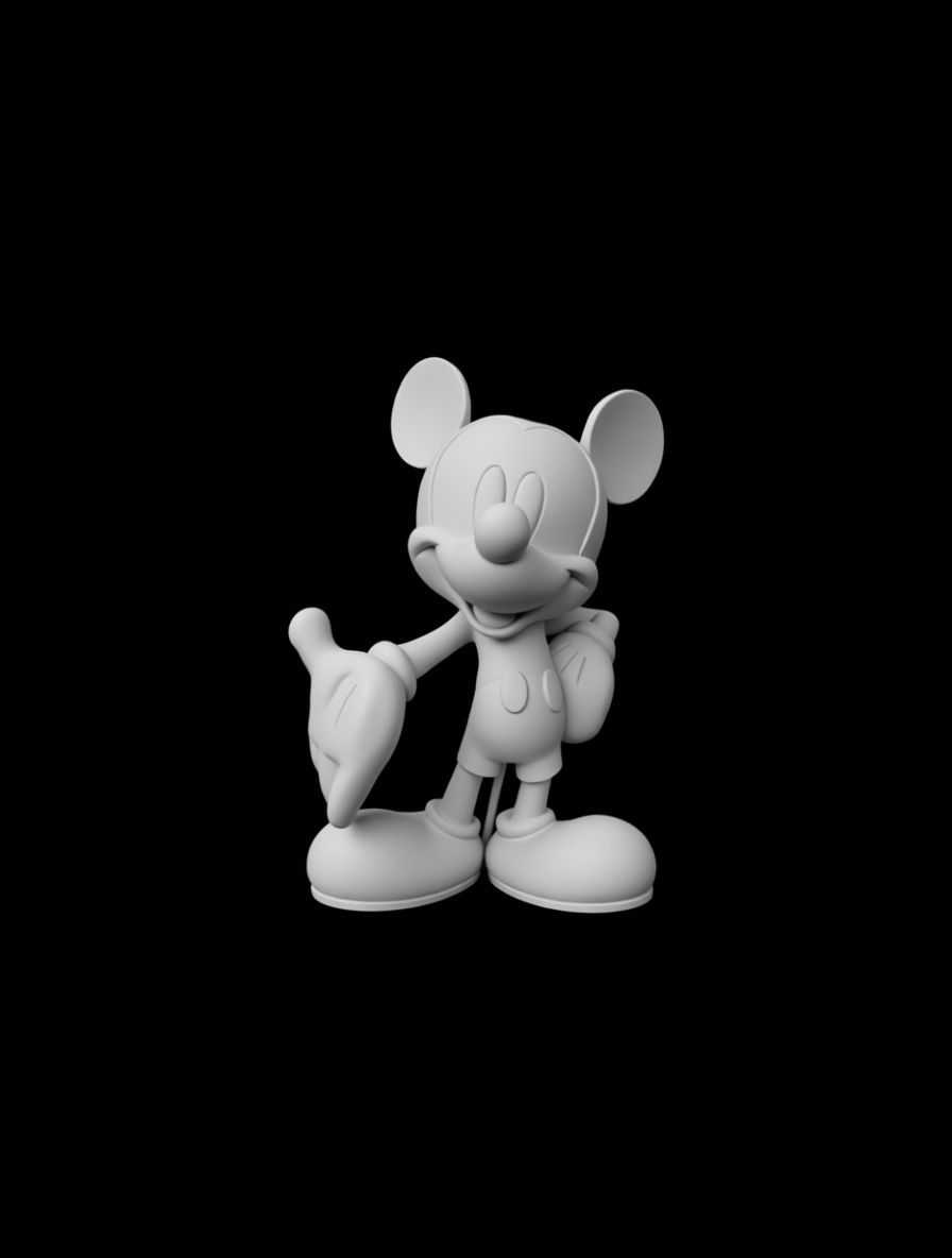 Mickey Mouse Figurine free 3D printable STL