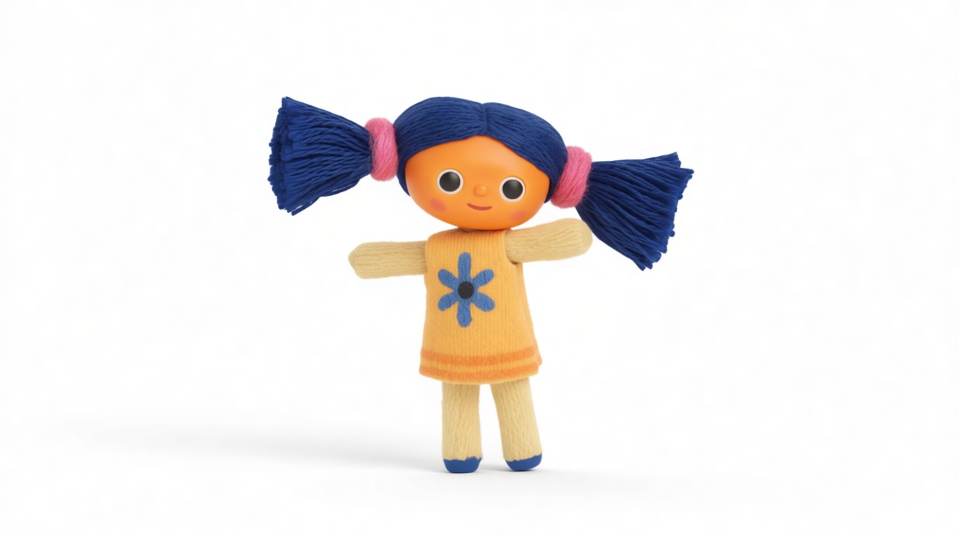 Poppy Doll Figurine free 3D printable STL