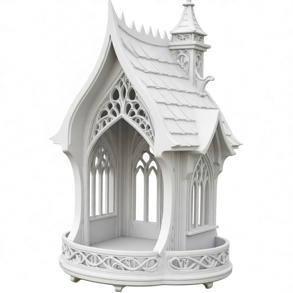 Gothic Window Shrine free 3D printable STL