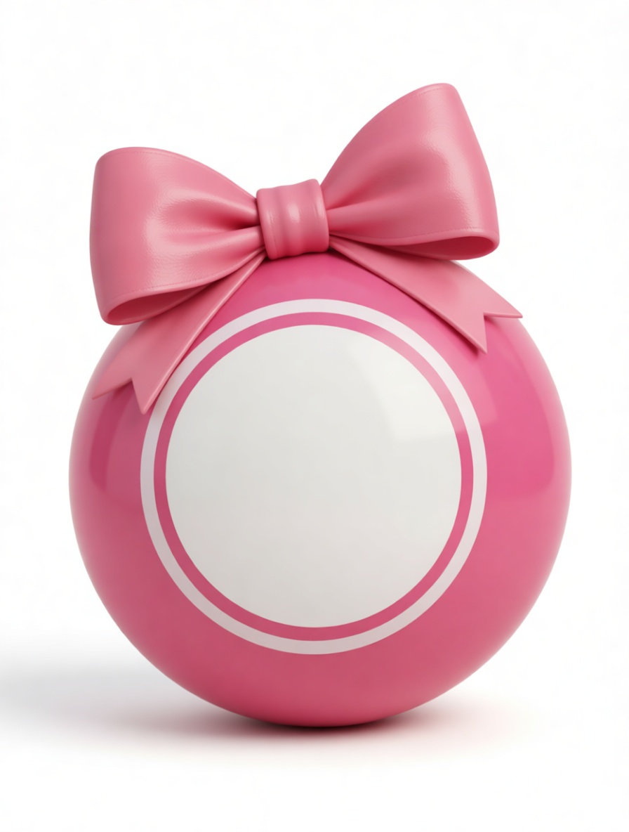 Pink Bow Ornament free 3D printable STL