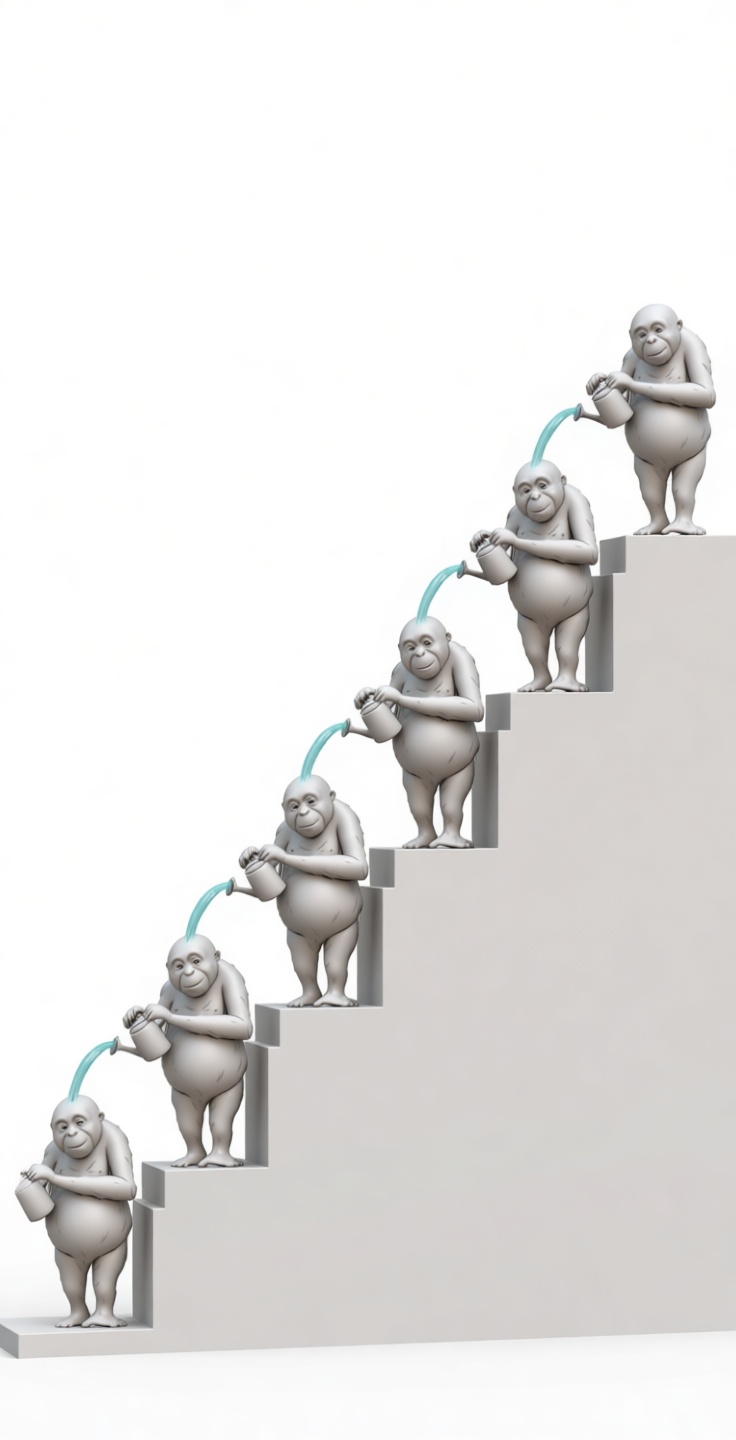Monkey Watering Figurines free 3D printable STL
