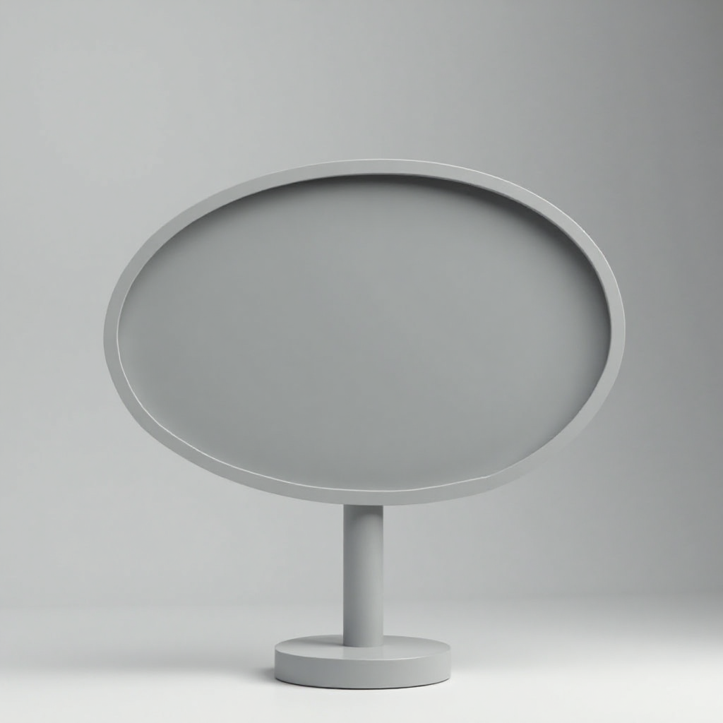 Oval Sign Plaque free 3D printable STL