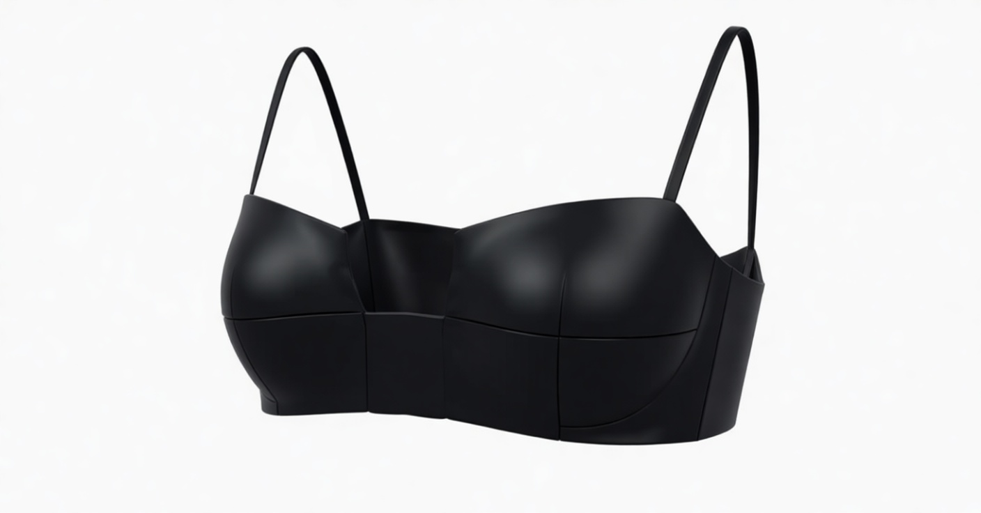 Black Strap Bra Model free 3D printable STL