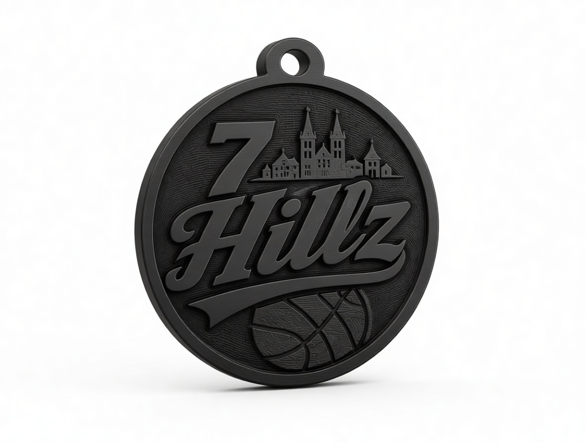 7 Hillz Basketball Medallion free 3D printable STL