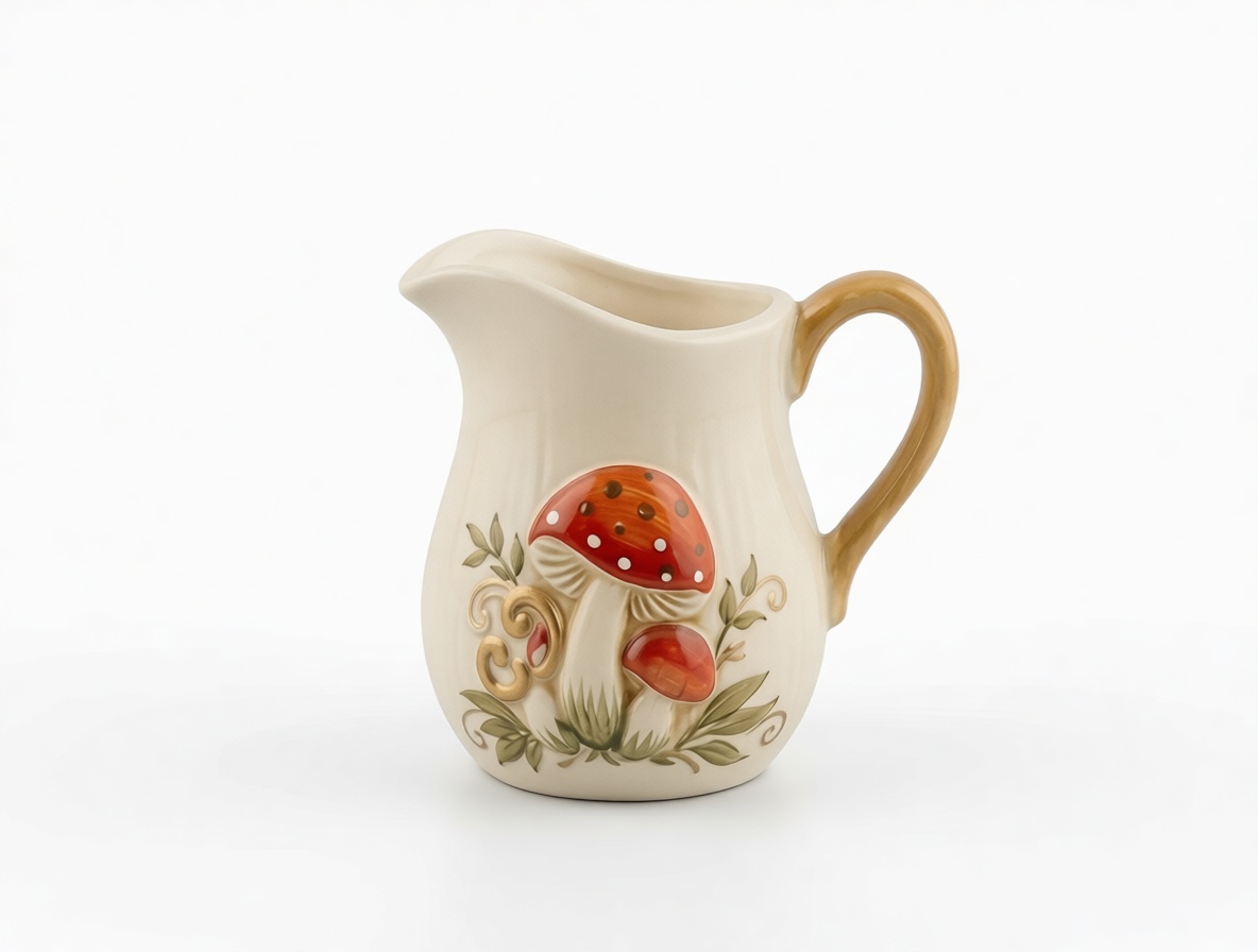 Mushroom Ceramic Pitcher free 3D printable STL
