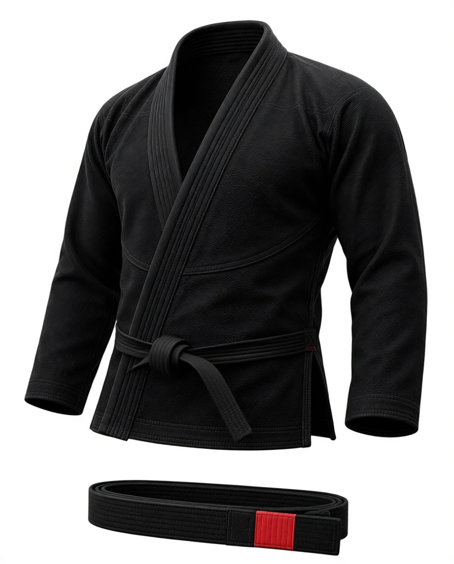 Black Brazilian Jiu-Jitsu Gi free 3D printable STL