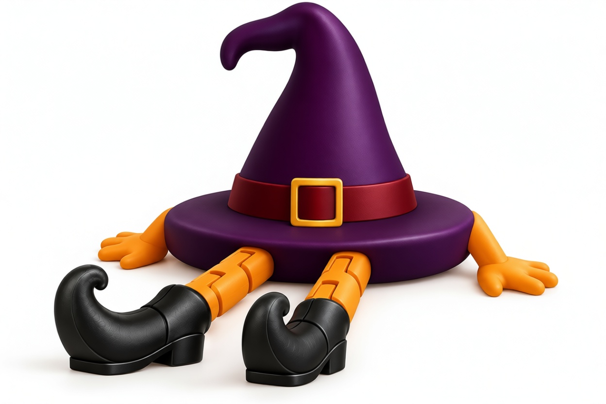 Witch Hat Figurine free 3D printable STL