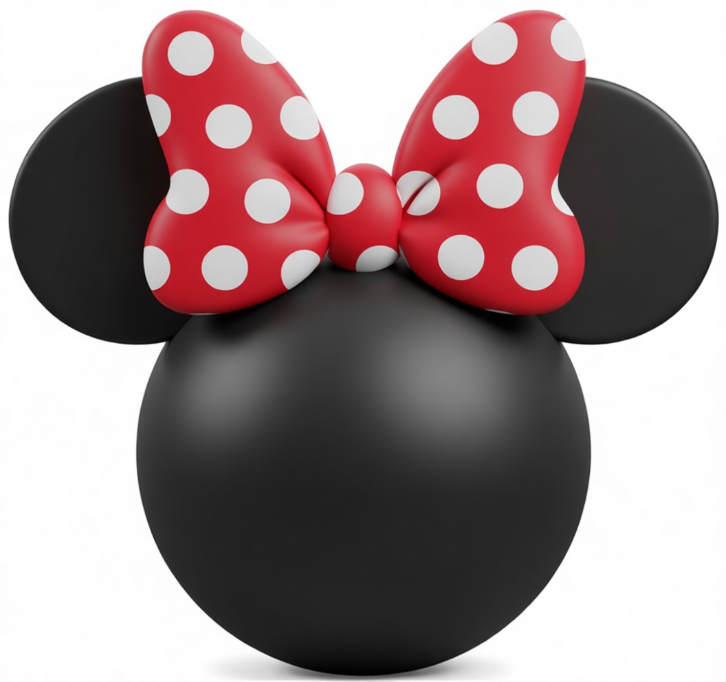 Minnie Mouse Head Sculpture free 3D printable STL