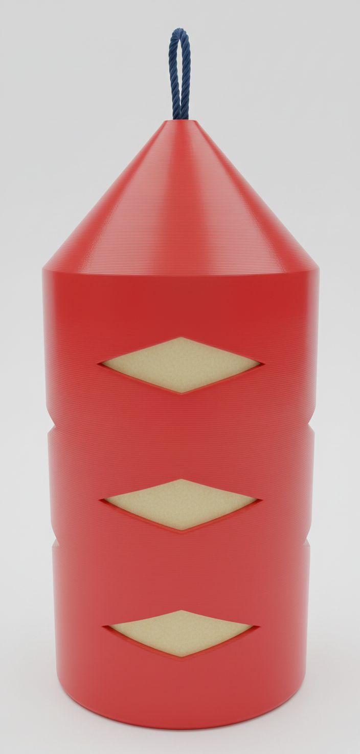 Firework Rocket Model free 3D printable STL