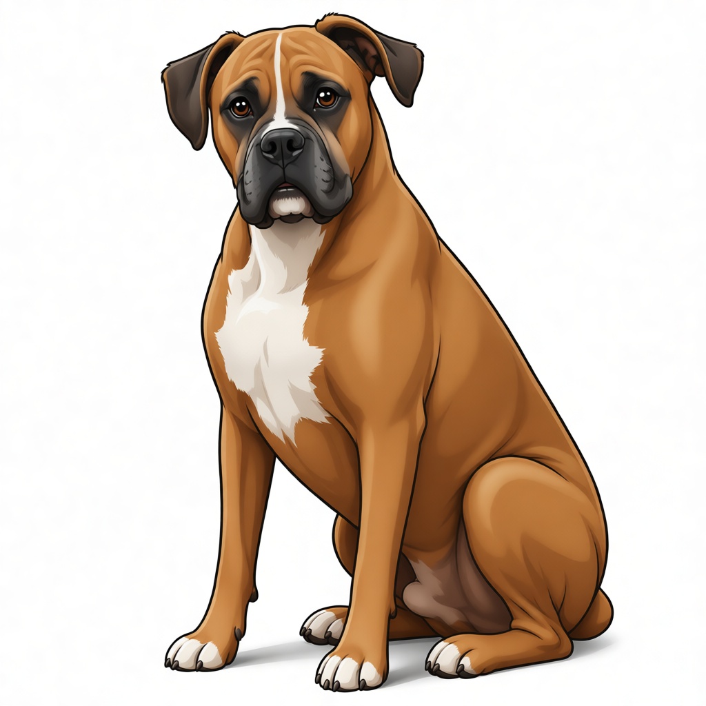 Boxer Dog Figurine free 3D printable STL