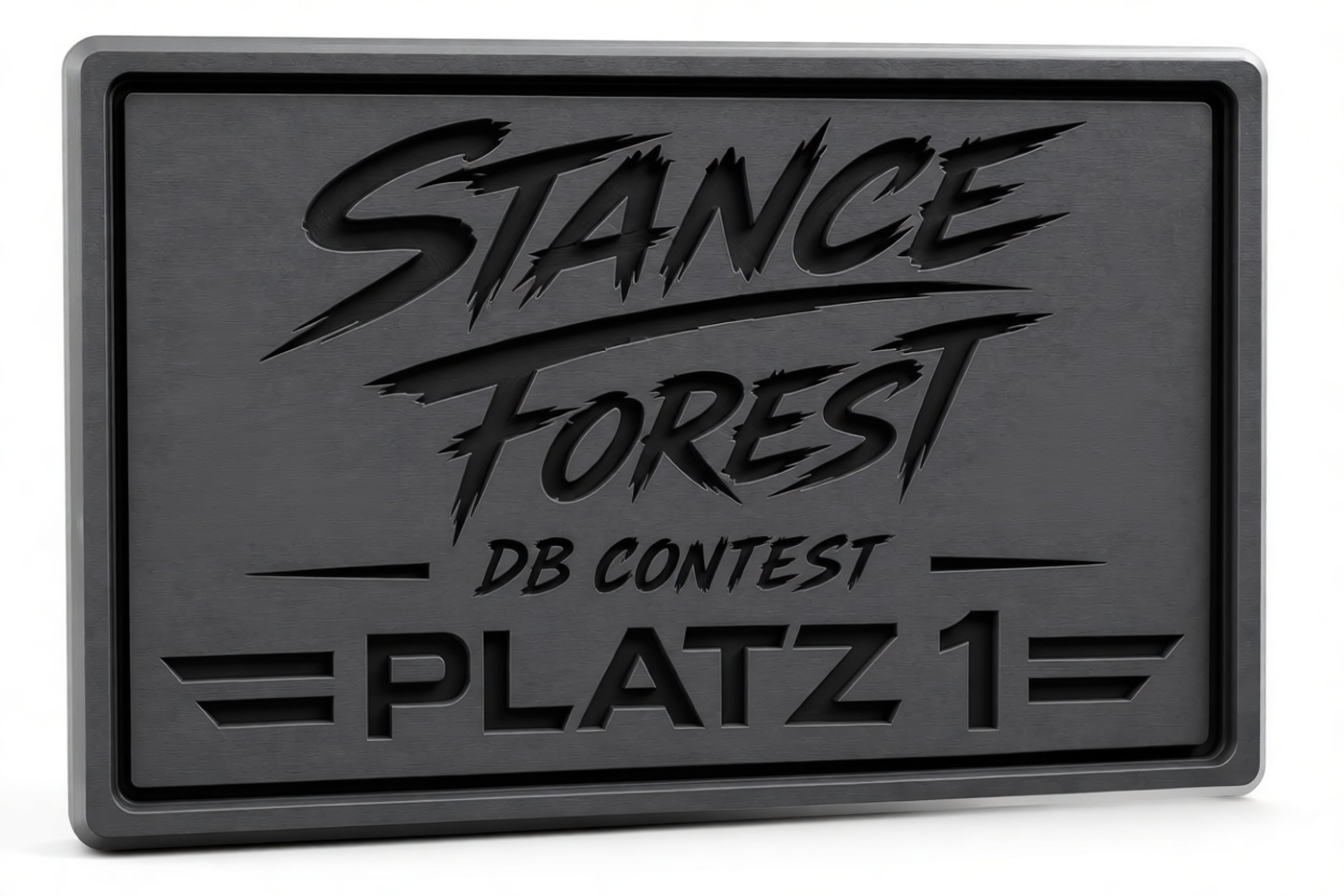 Stance Forest Trophy Plaque free 3D printable STL