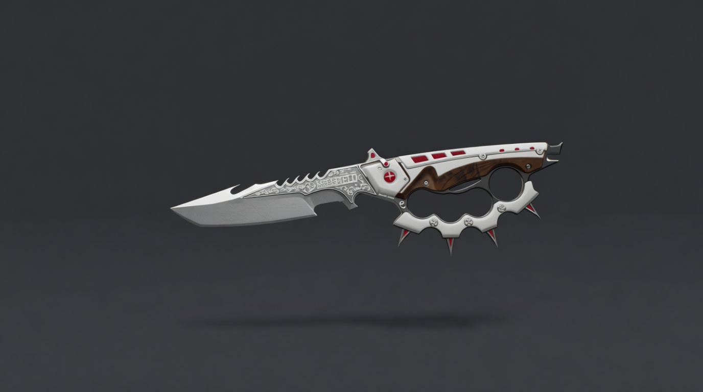 Fantasy Spiked Knife free 3D printable STL