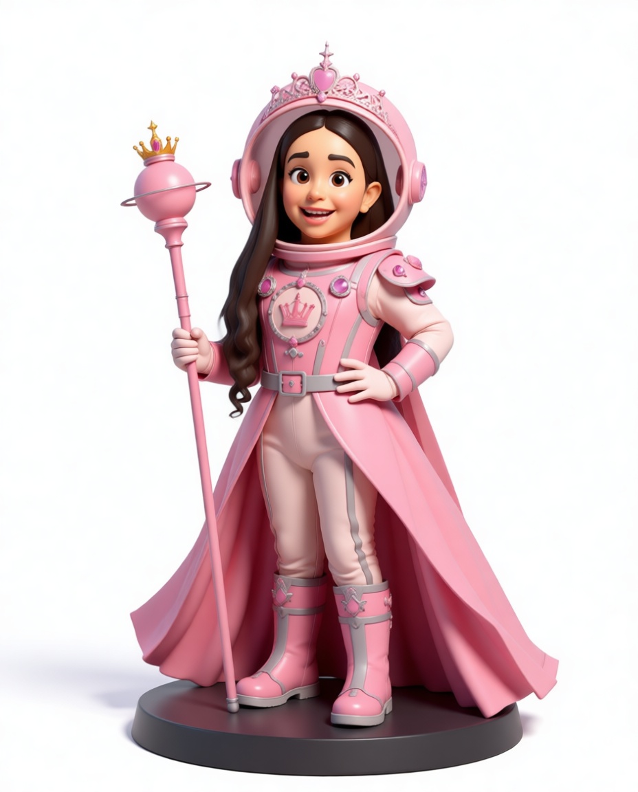 Princess Astronaut Figurine free 3D printable STL