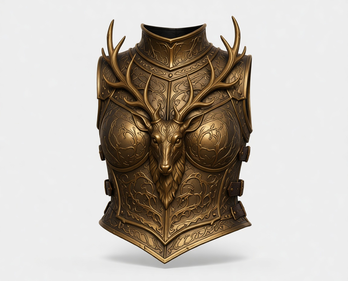Stag Armor Corset free 3D printable STL