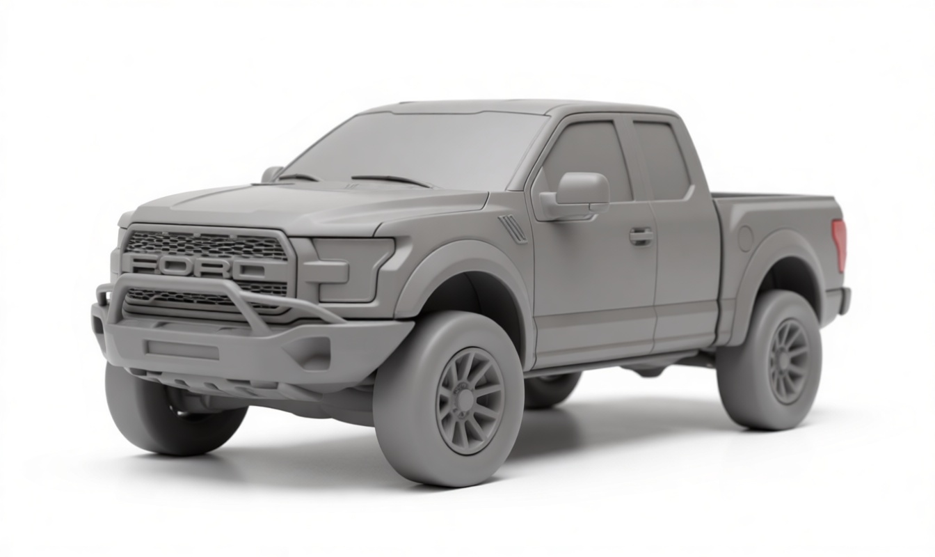Ford F-150 Raptor Model free 3D printable STL
