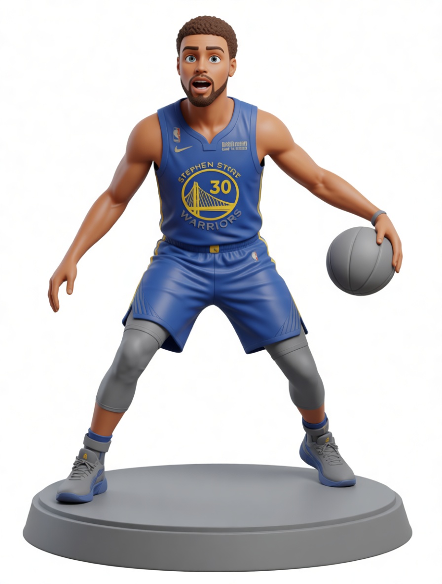 Stephen Curry Figurine free 3D printable STL
