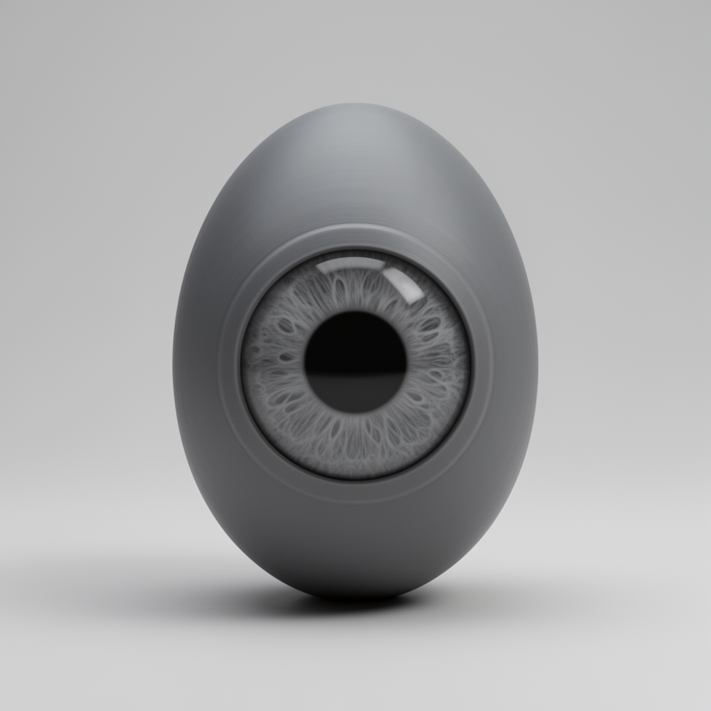 Oval Eyeball Figurine free 3D printable STL