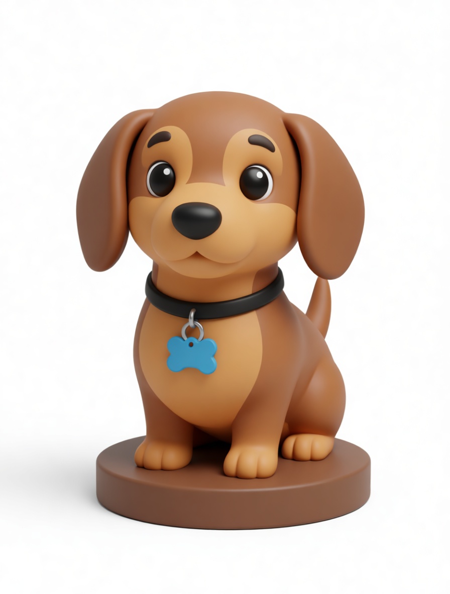 Dachshund Dog Figurine free 3D printable STL
