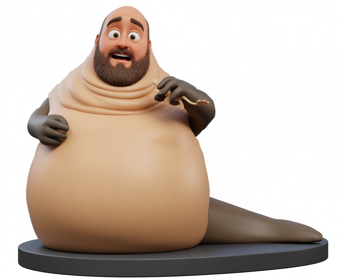 Jabba the Hutt Bust free 3D printable STL