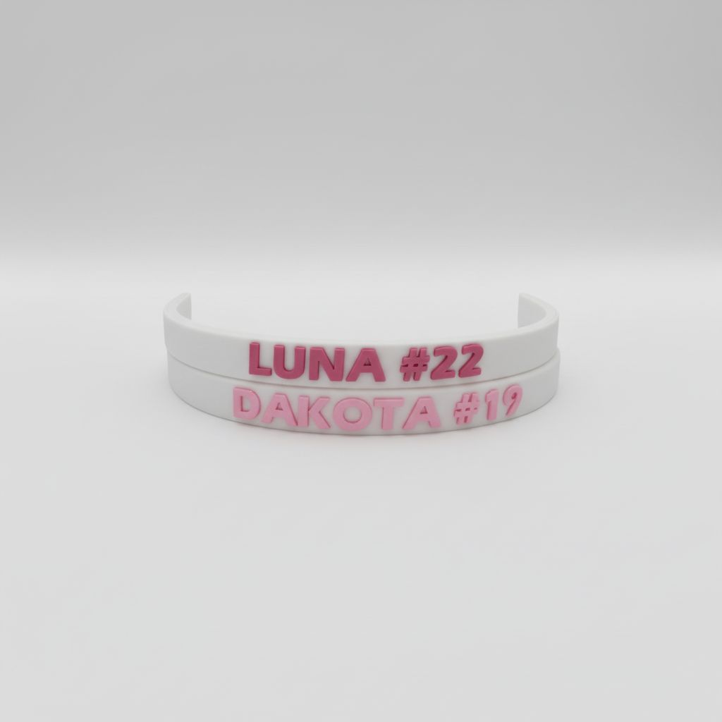 Custom Name Bracelets free 3D printable STL