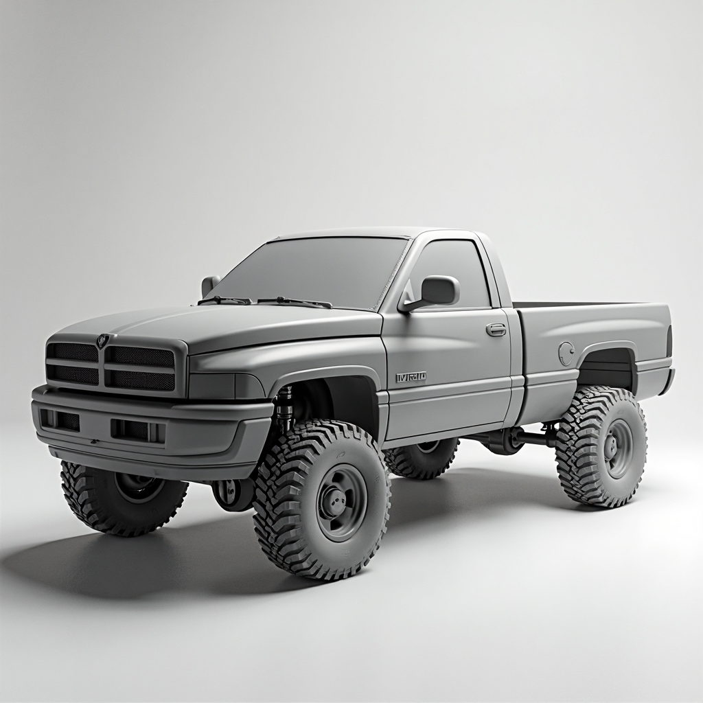 1997 Dodge Ram Model free 3D printable STL