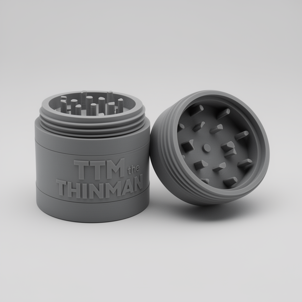 TTM The Thinman Herb Grinder free 3D printable STL