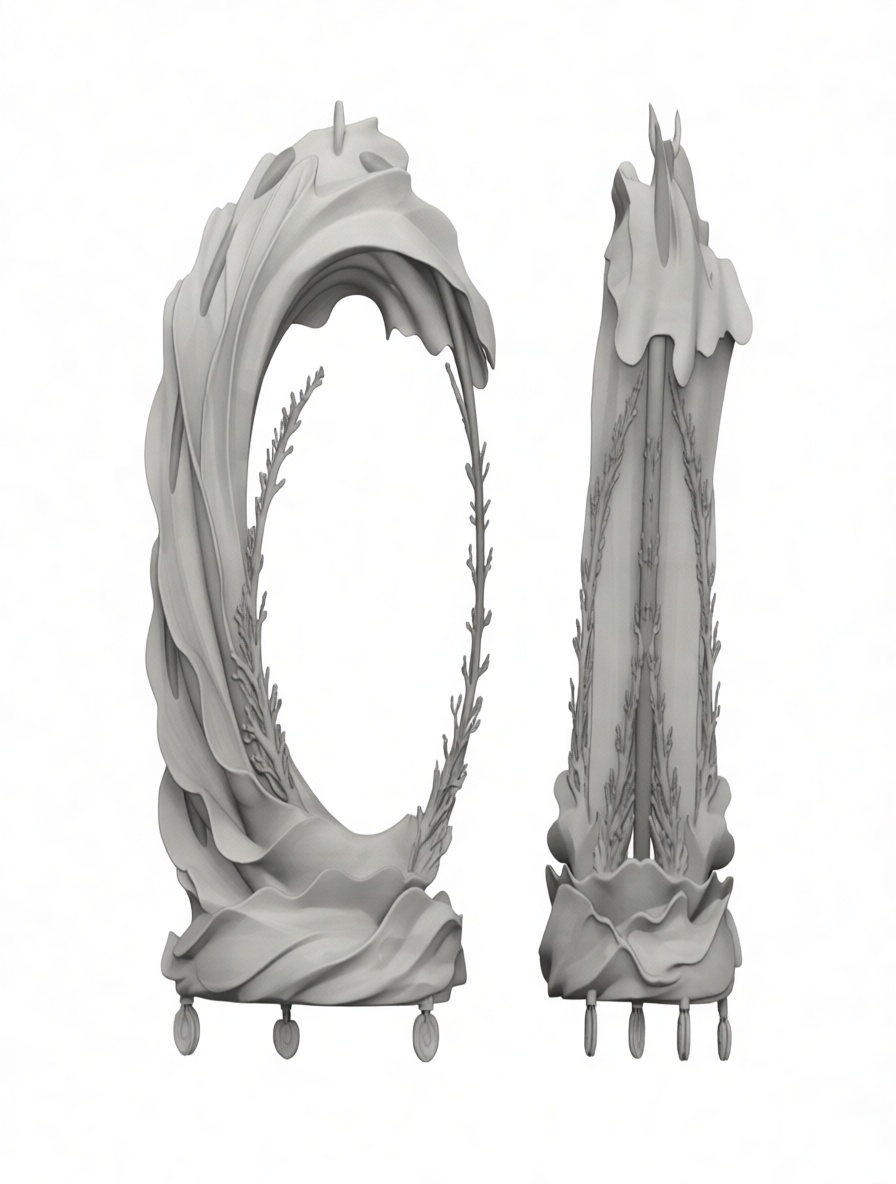 Fantasy Portal Frame free 3D printable STL