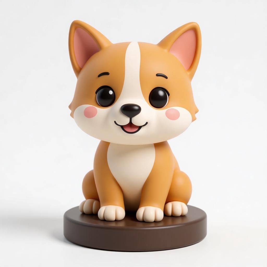 Corgi Dog Figurine free 3D printable STL