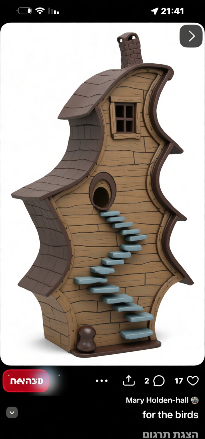 Whimsical Birdhouse Model free 3D printable STL
