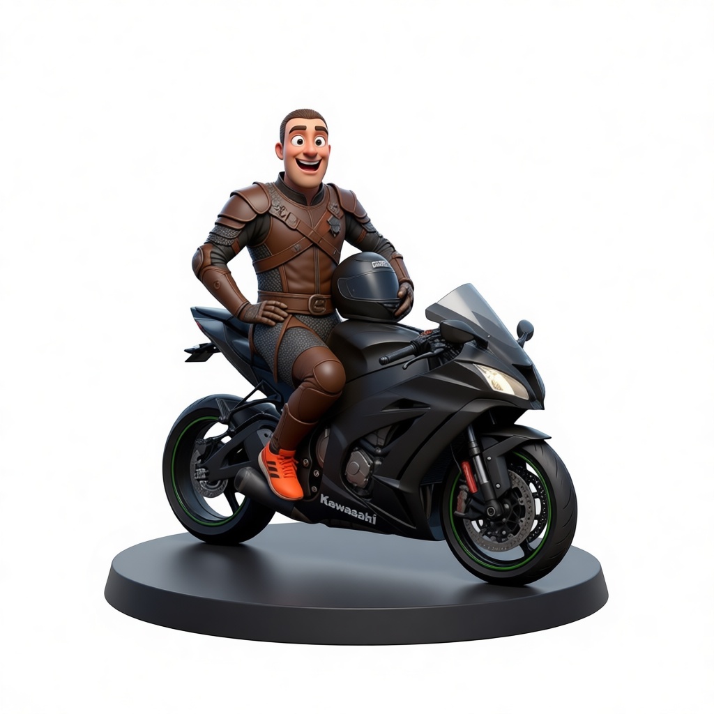Kawasaki Ninja Figurine free 3D printable STL