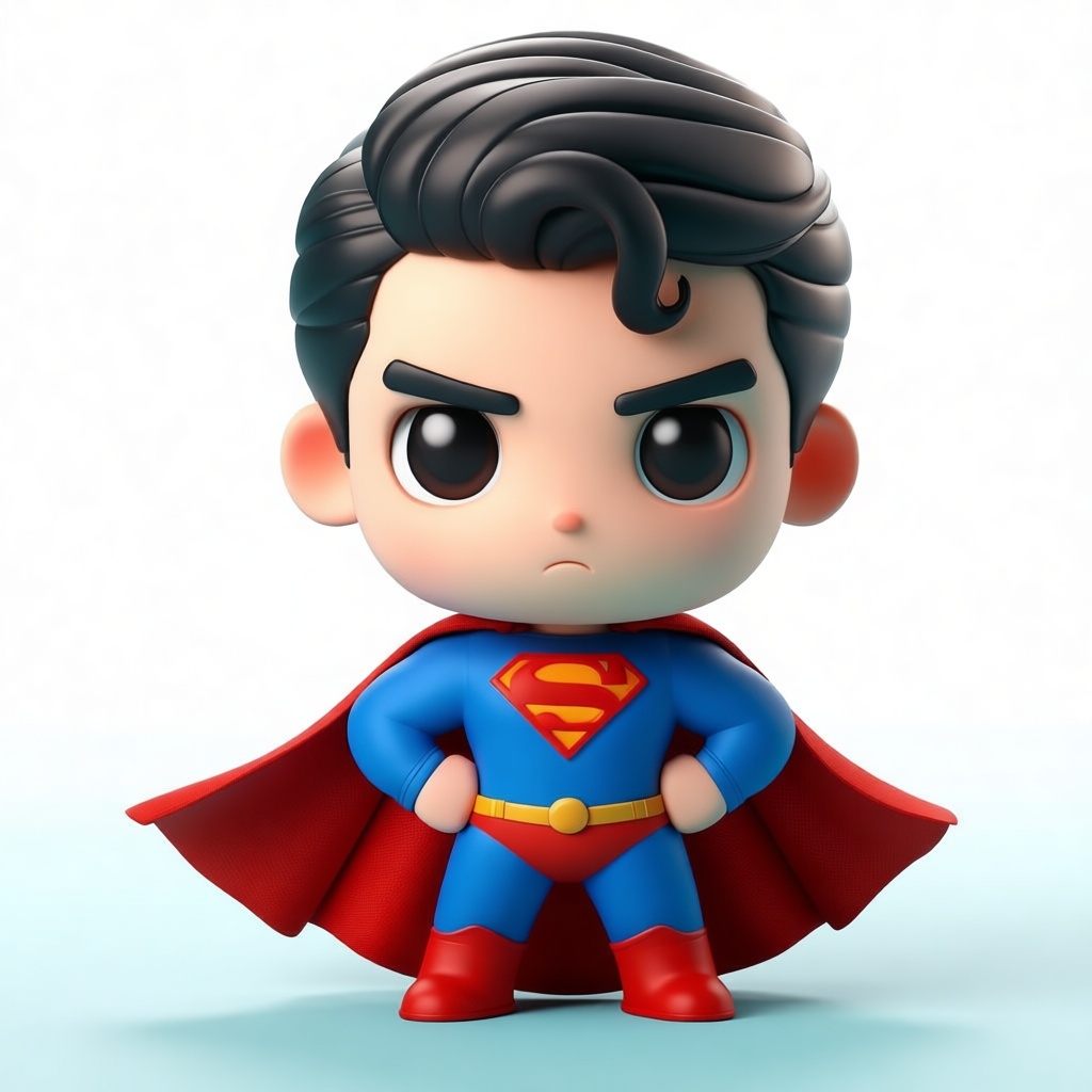 Superman Stylized Figurine free 3D printable STL