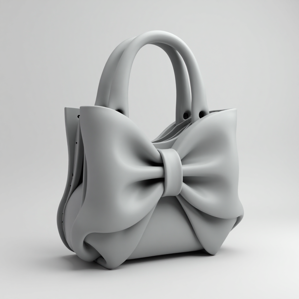 Bow Shaped Handbag Model free 3D printable STL