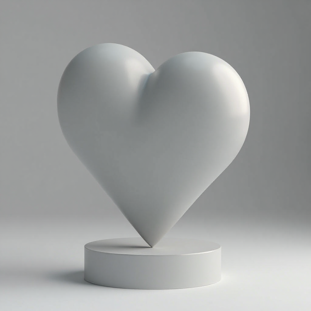 T Heart Pendant Model free 3D printable STL