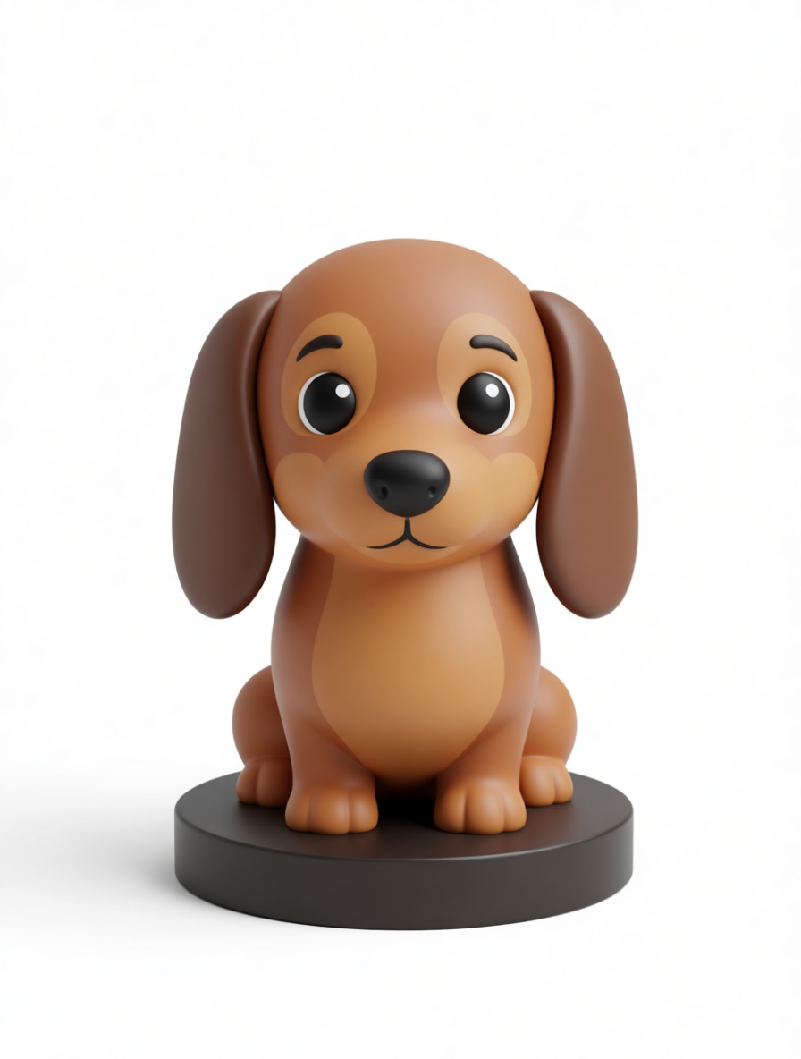 Dachshund Dog Figurine free 3D printable STL