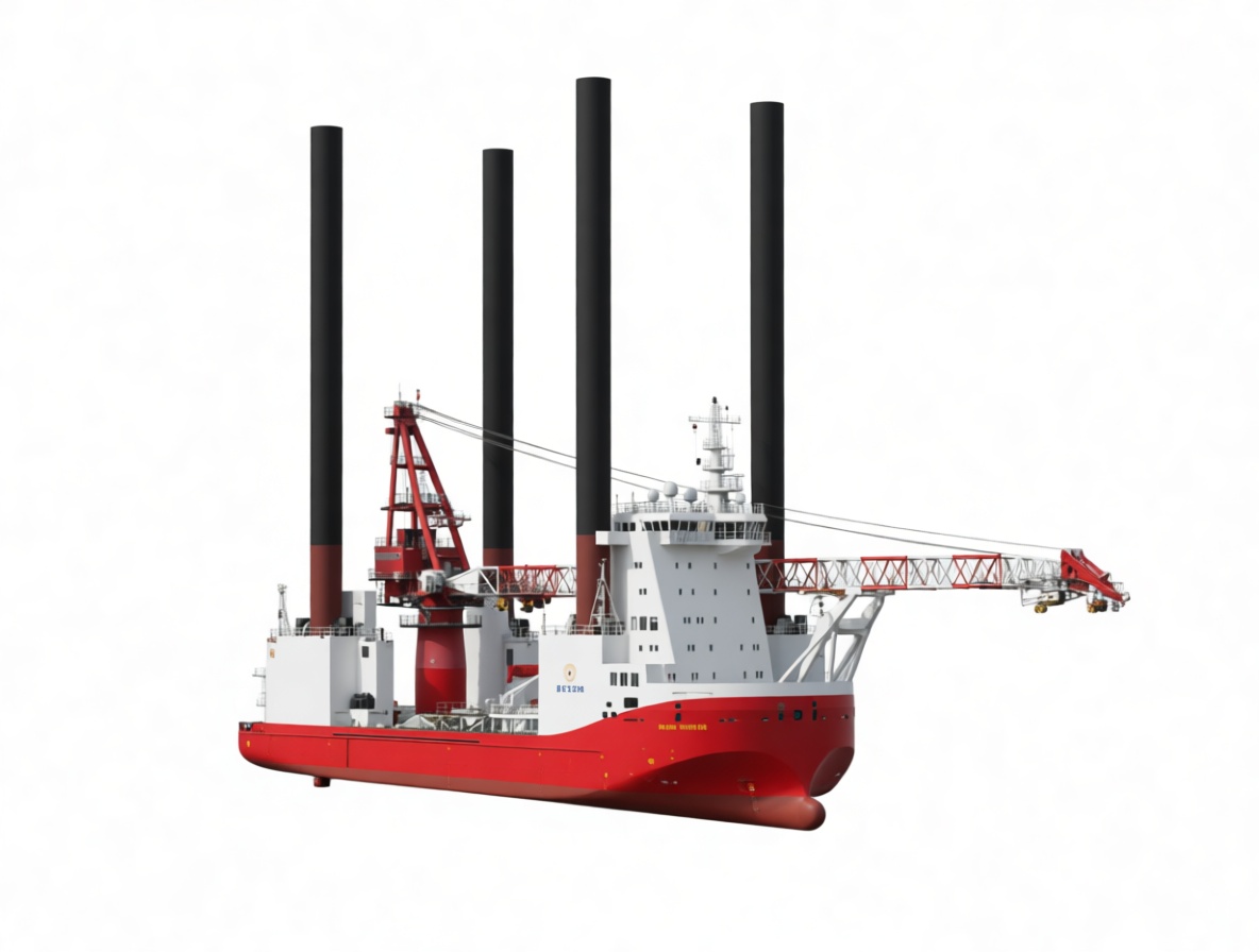 Wind Turbine Installation Vessel Model free 3D printable STL