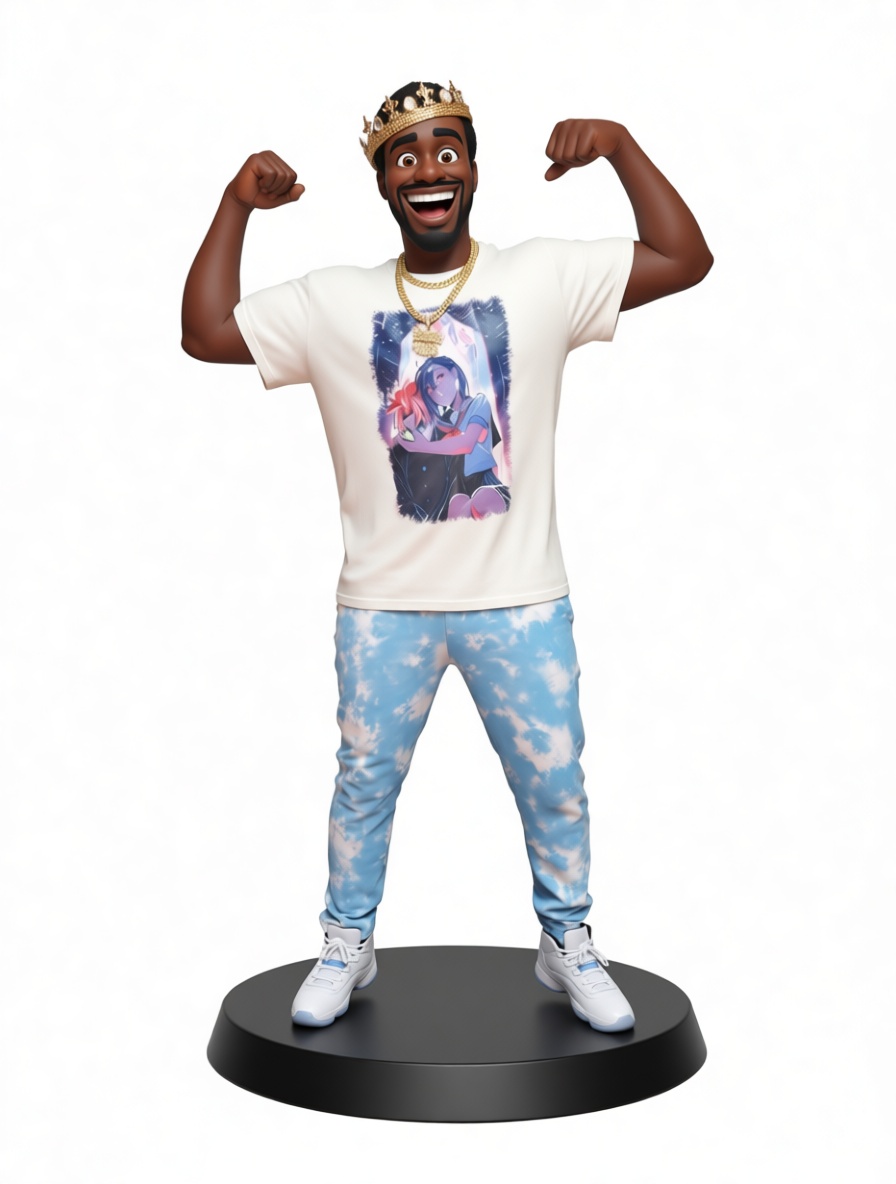 Smiling Man Figurine free 3D printable STL